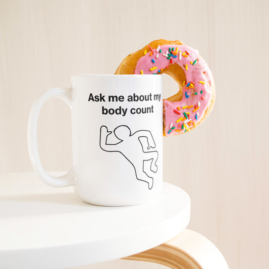 Body Count Mug - White