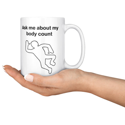 Body Count Mug - White