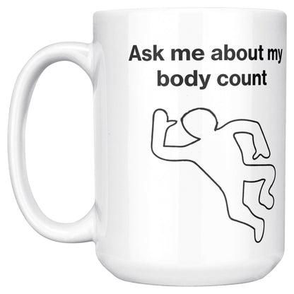 Body Count Mug - White