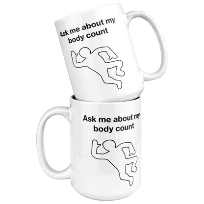 Body Count Mug - White